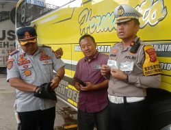 Polresta Cirebon dan Dishub Pastikan Keselamatan Angkutan Umum dan Jalur Wisata