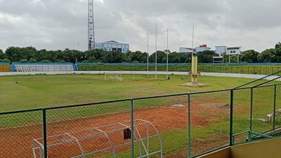 Stadion Bima ditutup sementara.* (foto : Ist/CN)
