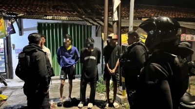 Patroli Raimas Macan Kumbang 852 Gagalkan Tawuran di Cirebon, 4 Remaja Diamankan