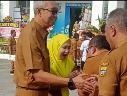 Wakil Wali Kota Cirebon Siti Farida Rosmawati Hadiri Upacara Perdana, Sampaikan Visi Misi Kota