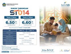 Bank Bjb Tawarkan Sukuk Tabungan ST014, Investasi Syariah Aman dan Menguntungkan
