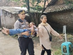 Anak Kecil Jatuh Saat Grebek Syawal, Wakapolres Cirebon Kota Langsung Gerak Cepat