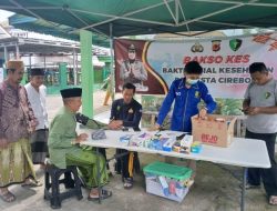 Masjid Diserbu Warga, Pengobatan Gratis dari Polresta Cirebon Banjir Peminat