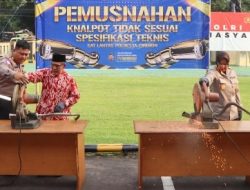 Tak Hanya Ditindak, Ribuan Knalpot Bising Akan Jadi Tugu Edukasi di Cirebon