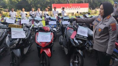 Polres Cirebon Ungkap 34 Unit R2 Hasil Curanmor, Modus Kekerasan hingga Kunci Palsu