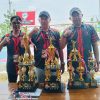 HUT ke-2 LSM GERAM Gelar Turnamen Bola Voli, 6 Tim Adu Kekuatan di Lapangan Desa Ujunggebang Susukan