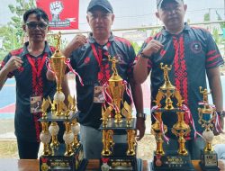 HUT ke-2 LSM GERAM Gelar Turnamen Bola Voli, 6 Tim Adu Kekuatan di Lapangan Desa Ujunggebang Susukan