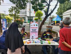 Puluhan Warga Antusias Ikuti Pengobatan Gratis yang Digelar Polresta Cirebon di CFD Sumber