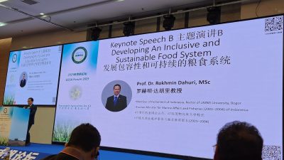 Prof. Rokhmin Bicara Ketahanan Pangan Dunia di KTT Global Pertanian Berkelanjutan di Hainan Tiongkok