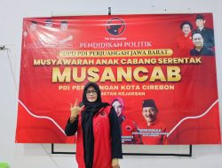 Sumarni Dipercaya Menjadi Ketua PAC Kecamatan Kejaksan PDI Perjuangan Kota Cirebon