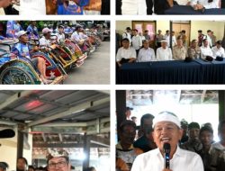 Ratusan Penarik Becak di Kab. Cirebon Dapat Uang Rp 1,4 Juta dari Pemprov Jabar, Bupati Imron: Terima Kasih KDM