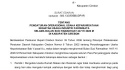 Kadis Budpar Ingatkan Operasional Tempat Hiburan Malam H+3 Lebaran