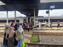 Long Weekend 1-3 Mei 2026, KAI Daop 3 Cirebon Catat Ada 35.016 Orang Gunakan Transportasi Kereta Api