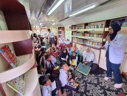 KAI Kenalkan Rail Library ke Ratusan Pelajar SD dan SMP di Subang