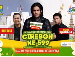 Gebyar Konser Hari Jadi ke-599 Kota Cirebon Bakal Dimeriahkan Charly Van Houten, Catat ya 24 Juni 2026