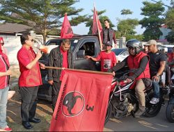 Prof. Rokhmin Melepas Peserta Touring Ideologi PDI Perjuangan Kota Cirebon