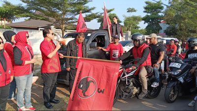 Prof. Rokhmin Melepas Peserta Touring Ideologi PDI Perjuangan Kota Cirebon