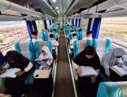 KAI Daop 3 Cirebon Gelar Ngaji di Kereta Bersama Anak Yatim
