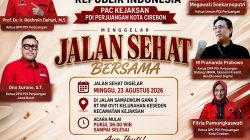 PAC Kejaksan PDI Perjuangan Kota Cirebon Gelar Jalan Sehat, Sumarni: Gratis dan Ada Banyak Hadiah