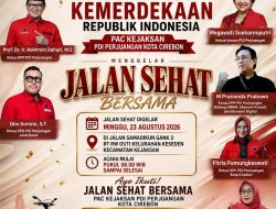 PAC Kejaksan PDI Perjuangan Kota Cirebon Gelar Jalan Sehat, Sumarni: Gratis dan Ada Banyak Hadiah
