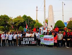 Di Tugu Proklamasi Alun-alun Kejaksan, Para Pemuda Cirebon Teriakan Penolakan LGBT