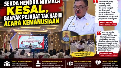 Sekda Hendra Nirmala Kesal, Banyak Pejabat tak Hadiri Acara Kemanusiaan