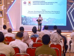 Wabup Jigus Buka Konferda PWI Kabupaten Cirebon, Mamat Rahmat Terpilih secara Aklamasi