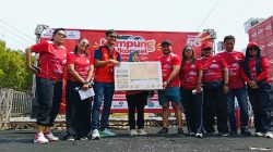 Ratusan Ibu Ikuti Senam Bersama “Jalur Pemuda” yang Digelar Telkomsel & Dispora Kab. Cirebon