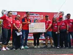 Ratusan Ibu Ikuti Senam Bersama “Jalur Pemuda” yang Digelar Telkomsel & Dispora Kab. Cirebon