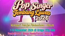 Lomba Pop Singer Tembang Lawas 2026 Siapkan Hadiah Jutaan Rupiah, Ayo Segera Daftar !